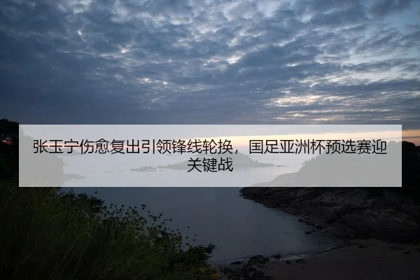 张玉宁伤愈复出引领锋线轮换，国足亚洲杯预选赛迎关键战